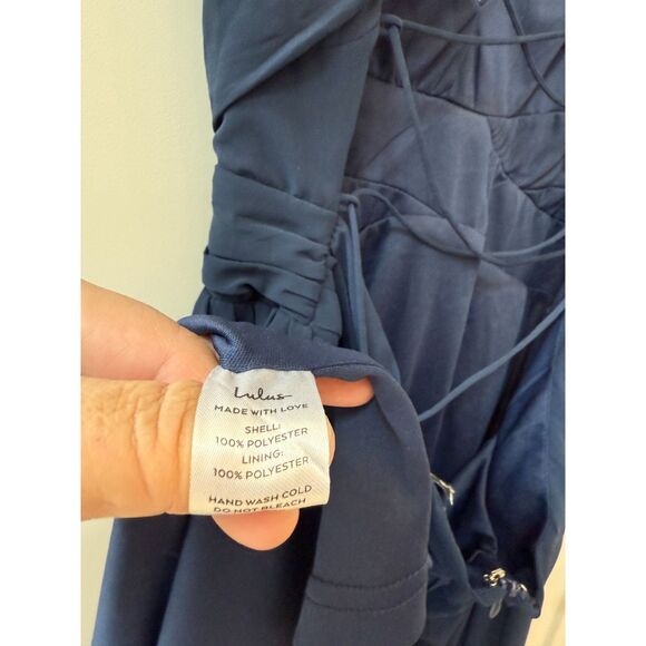 Lulu's Blue with Open Back - NWOT - SIZE XL - Picture 5 of 9